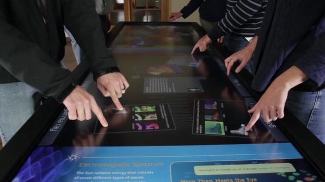 100 Inch Touchscreen Table