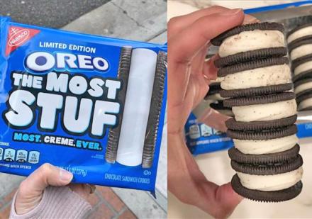 4x Maximum Stuffed Oreo Cookies – Thickest Oreos Ever