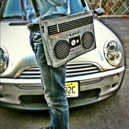 80’s Boombox Messenger Bag
