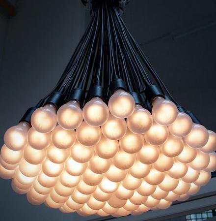85 Light Bulb Chandelier