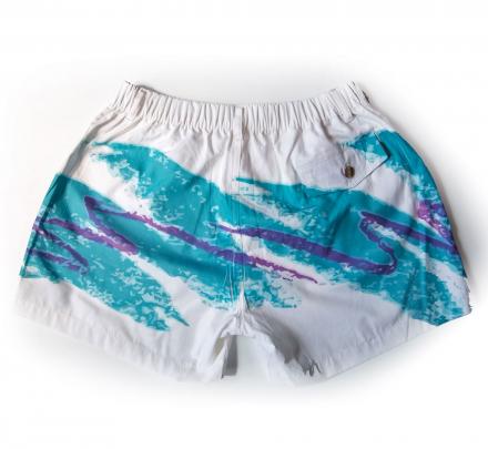 90’s Jazzy Solo Cup Design Short Shorts Boat Shorts