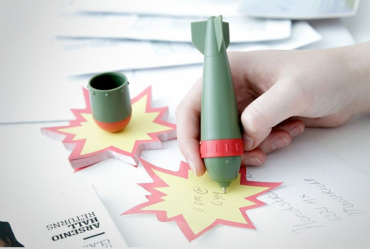 Atomic Bomb Pen and Explosion Notepad