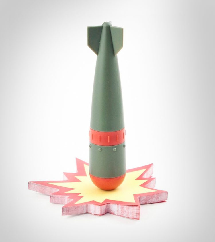 Atomic Bomb Pen and Explosion Notepad
