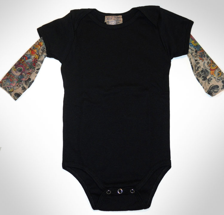 Baby Tattoo Sleeves Onsie