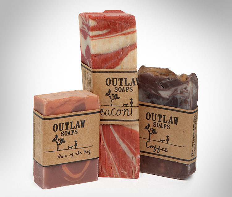 Bacon Whiskey Coffee Outlaw Soaps