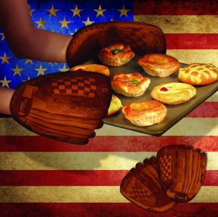 Baseball Glove Oven Mitt