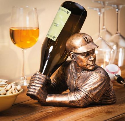 Baseball Player Wine Holder