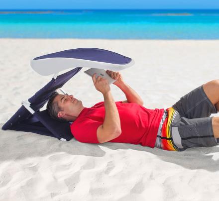 Beachgoer’s Reading Room Offers Shade For Reading On The Beach