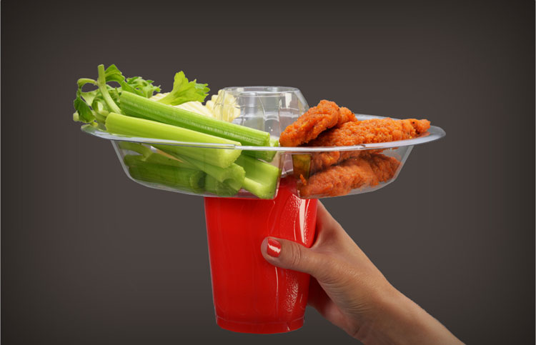 Beer Bottle Plate On The Go 1
