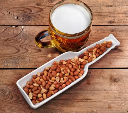 Beer Bottle Shaped Snack Bowl
