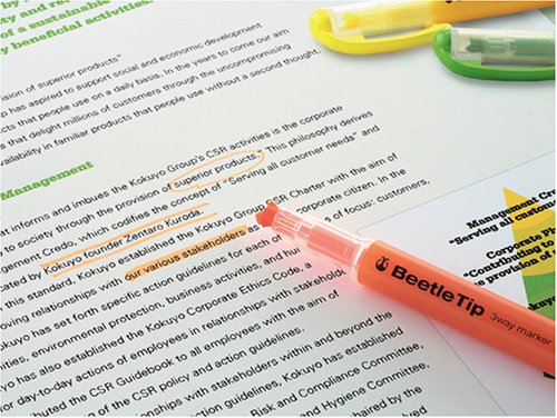Beetle Tip 3 Way Highlighter Pens 2