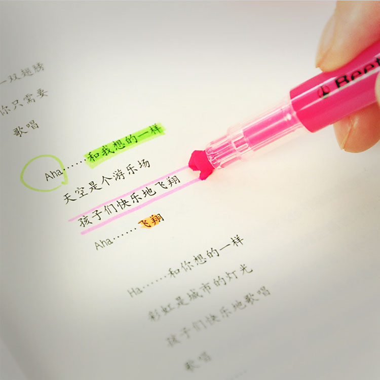 Beetle Tip 3 Way Highlighter Pens 3