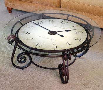 Big Analog Clock Table