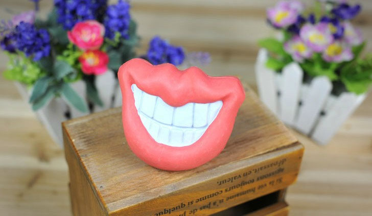 Big Lips and Smile Mouth Shaped Dog Toy