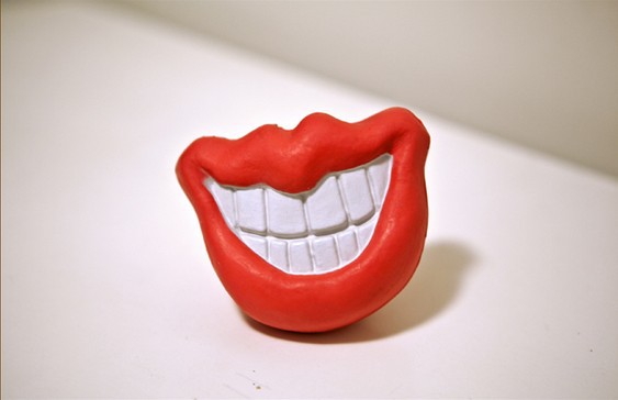 Big Lips and Smile Mouth Shaped Dog Toy