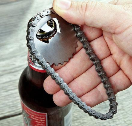 Bike Chain Bottle Opener