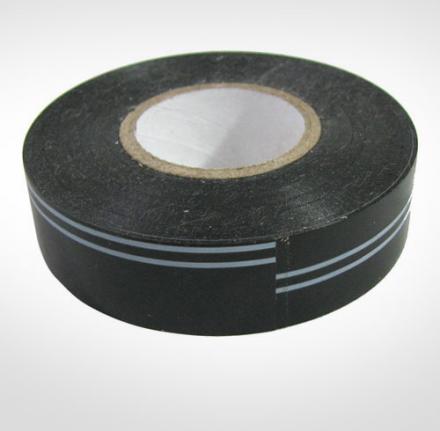 Black Electrical Tape With a Stripe Around It
