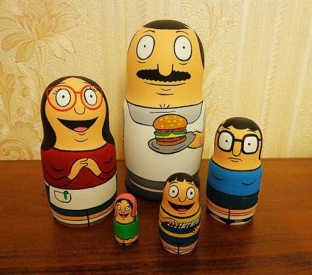 Bob’s Burgers Family Nested Matryoshka Dolls