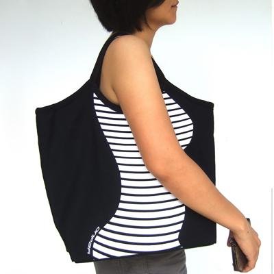 Body Shape Contour Canvas Bag 1