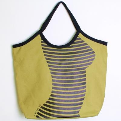 Body Shape Contour Canvas Bag 3