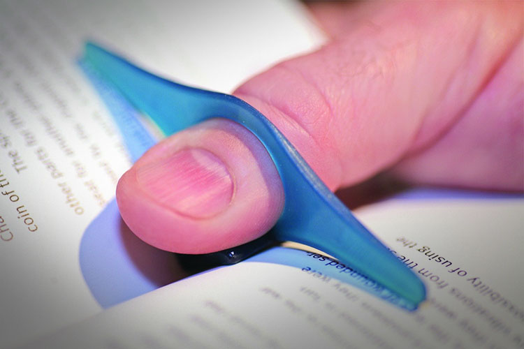 Book Page Thumb Holder Opener
