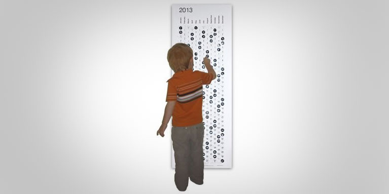 Bubble Wrap Calendar 2