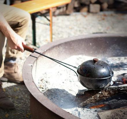 Campfire Popcorn Popper Bowl