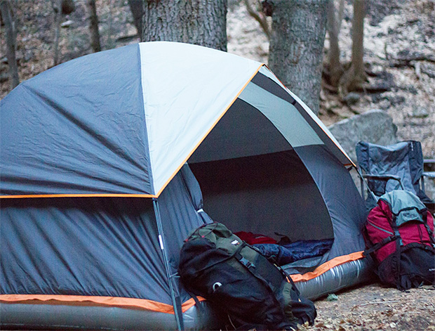 Camping Tent With Blow Up Mattress