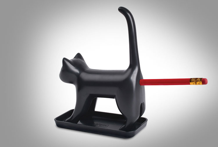 Meowing Cat Butt Pencil Sharpener Meows As You Twist Pencil