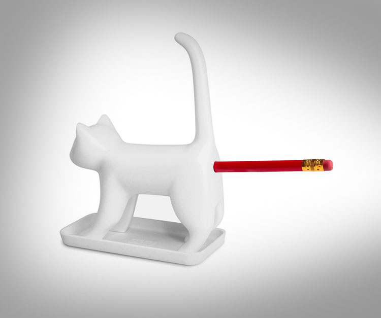 Meowing Cat Butt Pencil Sharpener Meows As You Twist Pencil