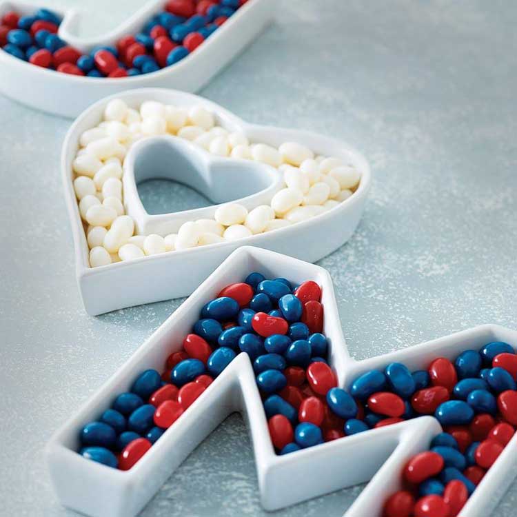 Ceramic Letter Dishes 1