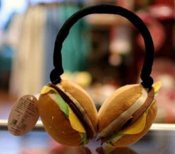 Cheeseburger Earmuffs