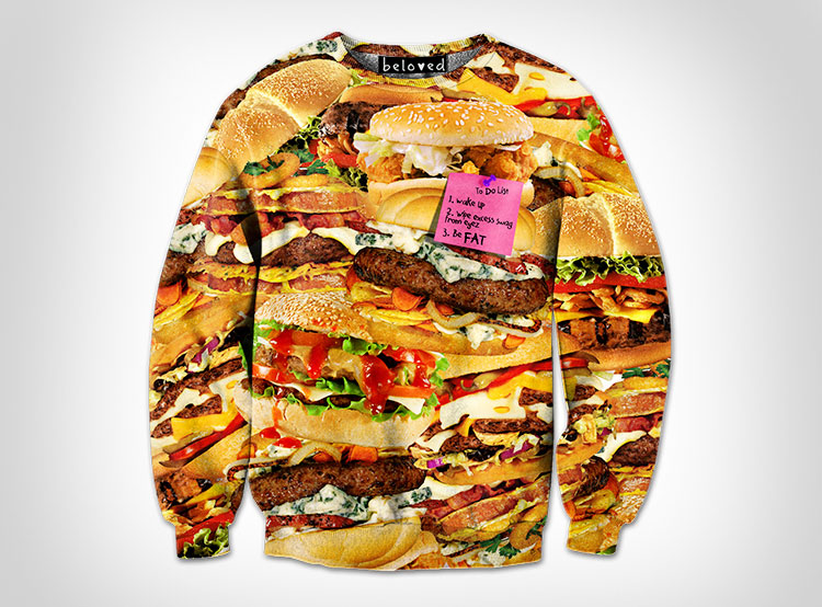 Cheeseburger Sweatshirt