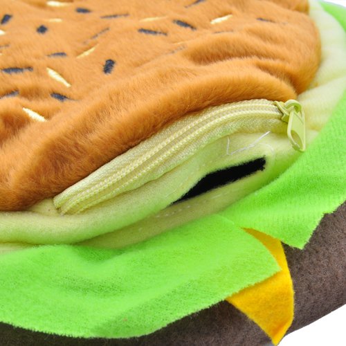 Cheeseburger Mouse Pad With Hand Warmer - Cheeseburger hand warmer for the office