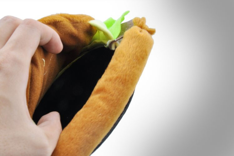 Cheeseburger Mouse Pad With Hand Warmer - Cheeseburger hand warmer for the office