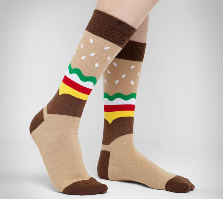 Cheeseburger Socks
