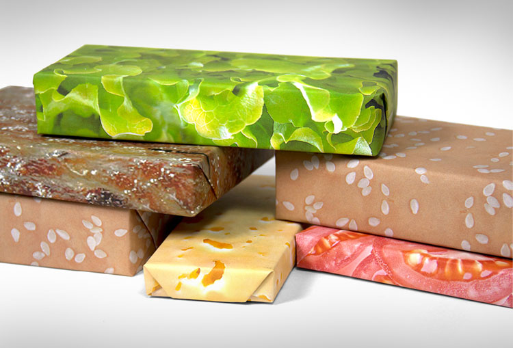 Cheeseburger Wrapping Paper