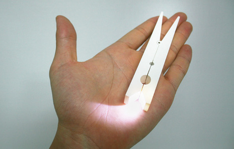 Clothespin Book Clip Reading Light