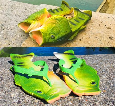 These Fish Sandals Make It Look Like You’re Wearing Fish On Your Feet