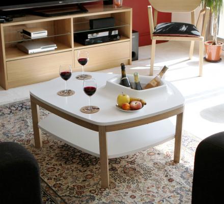 Coffee Table With Built In Ice Bucket