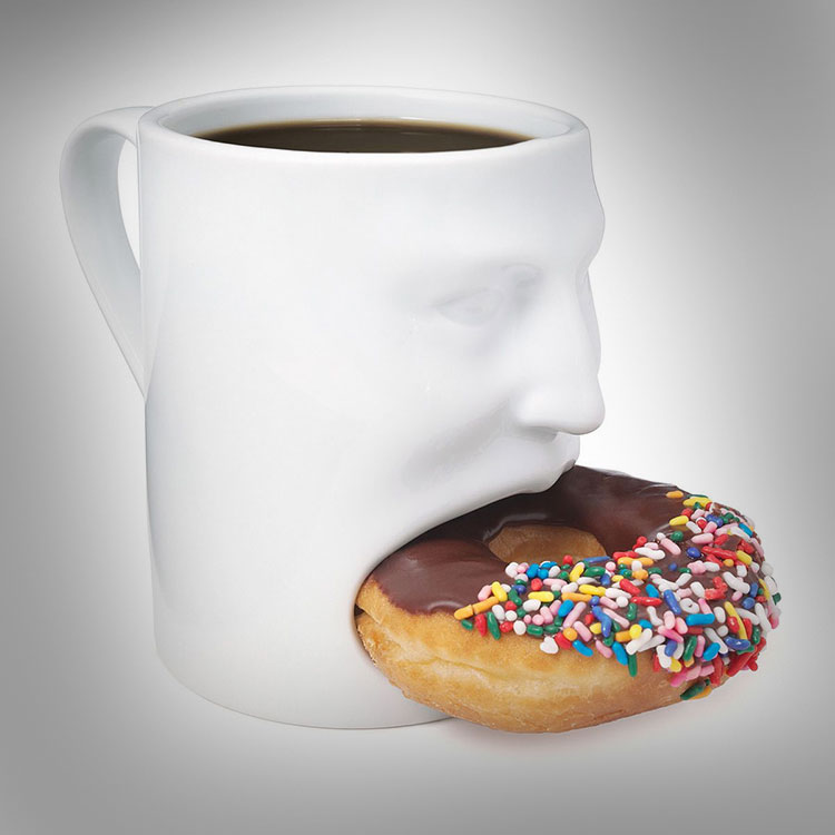 Cooking Holding Face Mug