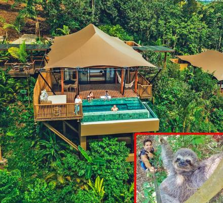 There’s a Luxury Costa Rican Resort That Lets You Stay In The Rainforest and Hang Out With Sloths