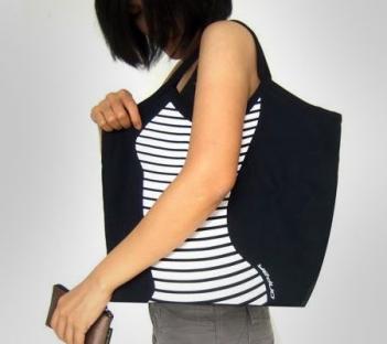 Body Shape Contour Canvas Bag