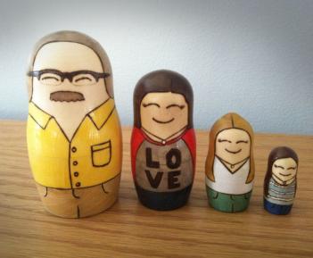 Custom Matryoshka Dolls Of Your Family