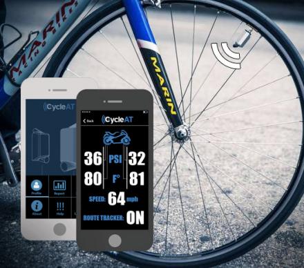 CycleAT is a Tire Monitor For Your Bike