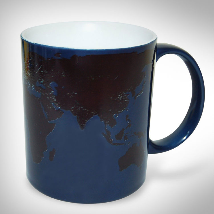Heat Sensitive Earth Coffee Mug
