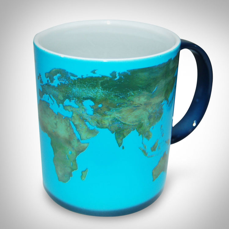 Heat Sensitive Earth Coffee Mug