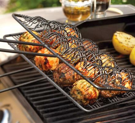 Easy Meatball Griller Lets You Make 12 Meatballs On The Grill