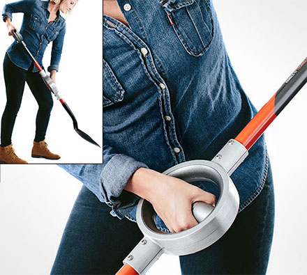 Bosse Ergonomic Adjustable Snow Shovel