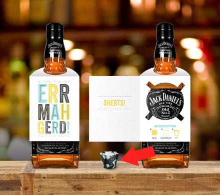 ERRMAHGERD! Card Turns Into a Shot Glass